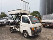 It is a picture of the white daihatsu hijet truck in 1996,First Photo Stock No.Y011316