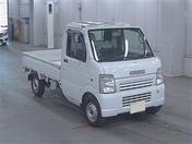 It is a picture of the white suzuki carry  in 2008,First Photo Stock No.Y013744