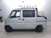 It is a picture of the silver mitsubishi minicab deck van in 2013,Sub Photo 13 Stock No.Y014319