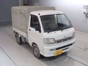 It is a picture of the white daihatsu hijet  in 2000,First Photo Stock No.Y014580
