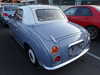 It is a picture of the blue nissan figaro open top in 1991,Sub Photo 1 Stock No.Y014586