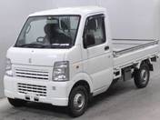 It is a picture of the white suzuki carry truck in 2011,First Photo Stock No.Y015143