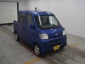 It is a picture of the blue daihatsu hijet  deck van in 2005,First Photo Stock No.Y016150