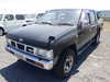 It is a picture of the black 2 nissan datsun truck in 1993,Sub Photo 2 Stock No.Y016439