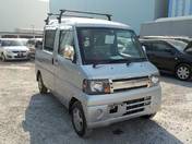 It is a picture of the silver mitsubishi minicab deck van in 2008,First Photo Stock No.Y017801
