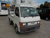 It is a picture of the white daihatsu hijet truck in 1997,First Photo Stock No.Y019437