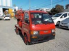 It is a picture of the red daihatsu hijet  fire truck in 1997,Sub Photo 0 Stock No.Y021042