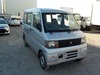 It is a picture of the silver mitsubishi minicab passenger van in 2002,Sub Photo 0 Stock No.Y021399
