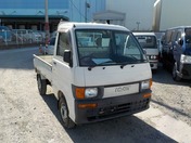It is a picture of the white daihatsu hijet truck in 1997,First Photo Stock No.Y021451