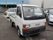 It is a picture of the white daihatsu hijet truck in 1995,First Photo Stock No.Y022368