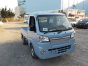 It is a picture of the blue m daihatsu hijet truck in 2018,First Photo Stock No.Y022604