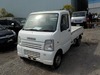 It is a picture of the white suzuki carry truck in 2003,Sub Photo 1 Stock No.Y023364
