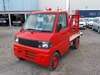 It is a picture of the red mitsubishi minicab  fire truck in 2002,Sub Photo 1 Stock No.Y024505