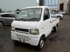 It is a picture of the white suzuki carry truck in 2001,Sub Photo 1 Stock No.Y025086