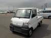 It is a picture of the white mitsubishi minicab truck in 1999,Sub Photo 1 Stock No.Y025882