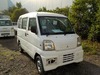 It is a picture of the white mitsubishi minicab passenger van in 2000,Sub Photo 0 Stock No.Y026177