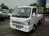 It is a picture of the white suzuki carry truck in 2018,Sub Photo 1 Stock No.Y026486