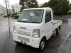 It is a picture of the white suzuki carry truck in 2003,Sub Photo 1 Stock No.Y026605