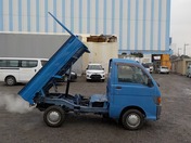 It is a picture of the blue daihatsu hijet dump in 1998,First Photo Stock No.Y027369