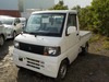 It is a picture of the white mitsubishi minicab truck in 2003,Sub Photo 1 Stock No.Y027625