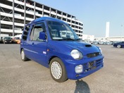 It is a picture of the blue mitsubishi minica toppo in 1995,First Photo Stock No.Y028121