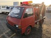 It is a picture of the red daihatsu hijet fire truck  fire truck in 1990,Sub Photo 1 Stock No.Y028550