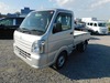 It is a picture of the silver suzuki carry  truck in 2019,Sub Photo 1 Stock No.Y029181