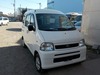 It is a picture of the white daihatsu hijet passenger van in 2001,Sub Photo 0 Stock No.Y030098