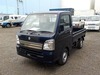 It is a picture of the navy blue suzuki carry truck in 2019,Sub Photo 1 Stock No.Y032227