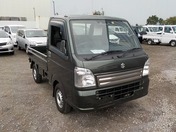 It is a picture of the green suzuki carry truck in 2019,First Photo Stock No.Y032516