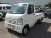 It is a picture of the white suzuki carry truck in 2010,Sub Photo 1 Stock No.Y033002