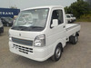 It is a picture of the white suzuki carry truck in 2020,Sub Photo 1 Stock No.Y033815