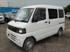 It is a picture of the white mitsubishi minicab passenger van in 2009,Sub Photo 1 Stock No.Y033881