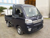 It is a picture of the dark blue  daihatsu hijet jumbo in 2017,Sub Photo 0 Stock No.Y034301