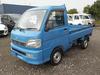 It is a picture of the blue daihatsu hijet truck in 2004,Sub Photo 1 Stock No.Y034430
