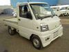 It is a picture of the white mitsubishi minicab truck in 2000,Sub Photo 0 Stock No.Y035285
