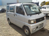 It is a picture of the silver mitsubishi minicab passenger van in 2003,Sub Photo 0 Stock No.Y035765