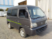 It is a picture of the grey honda acty passenger van in 1996,First Photo Stock No.Y035978