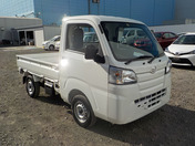 It is a picture of the white daihatsu hijet truck in 2020,First Photo Stock No.Y036047