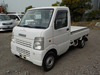 It is a picture of the white suzuki carry truck in 2003,Sub Photo 1 Stock No.Y036701