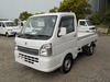 It is a picture of the white suzuki carry truck in 2019,Sub Photo 1 Stock No.Y036941