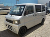 It is a picture of the silver mitsubishi minicab passenger van in 2001,Sub Photo 1 Stock No.Y037247