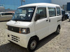 It is a picture of the white mitsubishi minicab passenger van in 2003,Sub Photo 1 Stock No.Y037267