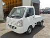 It is a picture of the white suzuki carry truck in 2020,Sub Photo 1 Stock No.Y037353