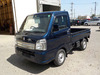 It is a picture of the blue suzuki carry truck in 2019,Sub Photo 1 Stock No.Y037357