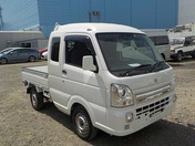 It is a picture of the white suzuki carry  jumbo in 2019,First Photo Stock No.Y037477