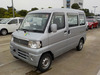 It is a picture of the silver mitsubishi minicab passenger van in 2007,Sub Photo 1 Stock No.Y037704