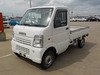 It is a picture of the white suzuki carry truck in 2005,Sub Photo 1 Stock No.Y038207