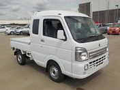 It is a picture of the white suzuki carry  jumbo in 2019,First Photo Stock No.Y038243