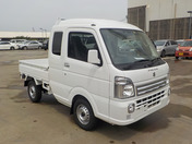 It is a picture of the white suzuki carry  jumbo in 2020,First Photo Stock No.Y038548
